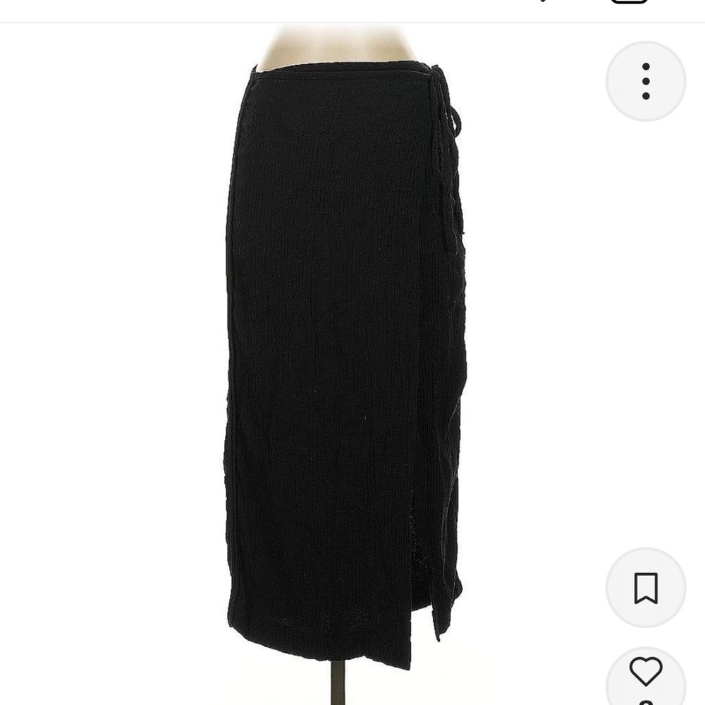 Zara Women's Black Wrap Skirt